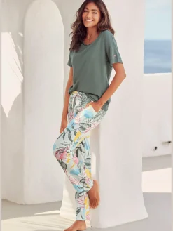 Pyjama vivance dreams avec motif tropical