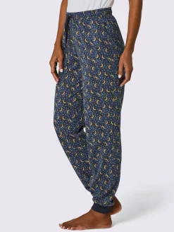 Pyjama-pantalon jersey fin