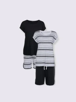 Pyjamas courts jersey fin