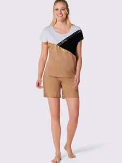 Pyjamas courts jersey fin