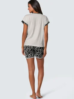 Pyjamas courts jersey fin