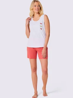 Pyjamas courts jersey fin