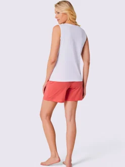 Pyjamas courts jersey fin