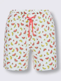 Pyjamas courts jersey fin