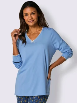 Pyjama-t-shirt jersey fin