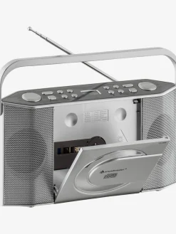 Radio retro radio portable fm, stéréo et cd/mp3