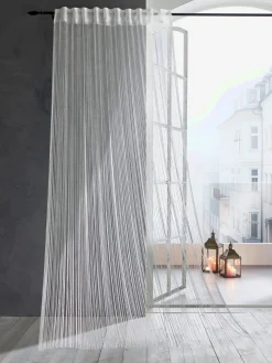 Rideau fil store transparent