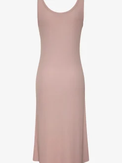 Robe à bretelles robe en tricot côtelé
