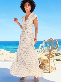 Robe à effet étagé robe en jersey