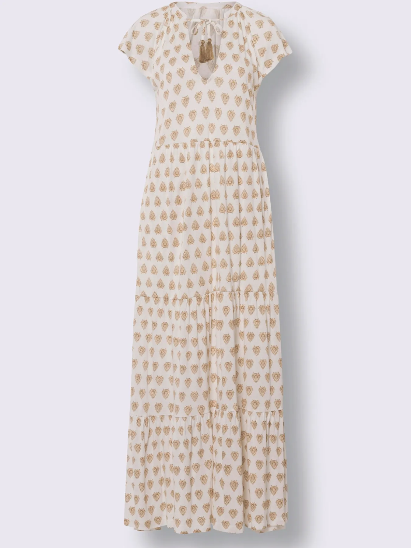 Robe à effet étagé robe en jersey