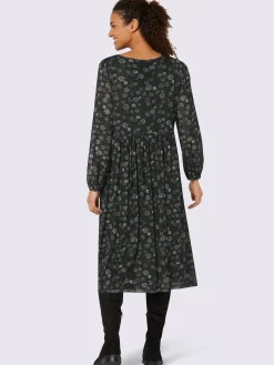 Robe à fleurs qualité maille imprimée