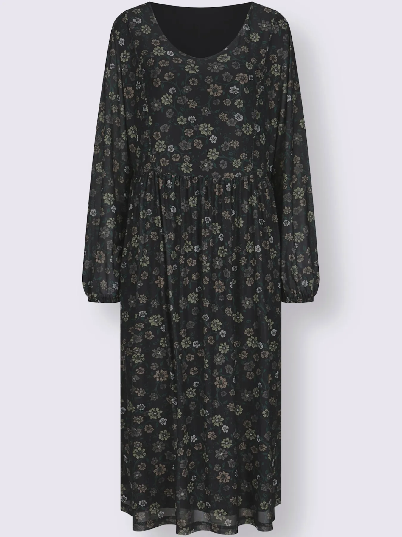 Robe à fleurs qualité maille imprimée