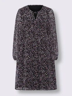 Robe à fleurs qualité tissée