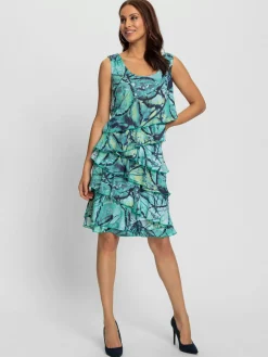 Robe à volants qualité tissée