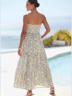 Robe bustier robe d'été tendance