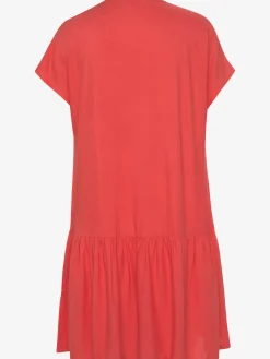 Robe chemisier courte à encolure en v