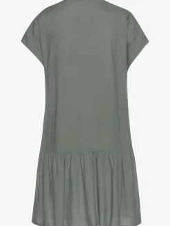 Robe chemisier courte à encolure en v