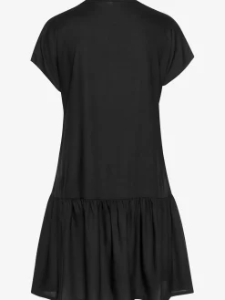 Robe chemisier courte à encolure en v