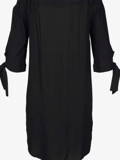 Robe chemisier élastique à l'encolure