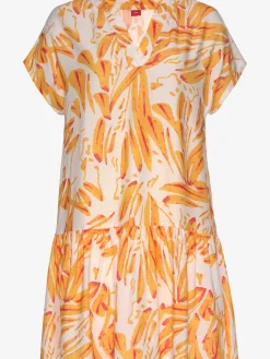 Robe chemisier robe tunique à encolure en v