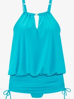 Robe de bain unis tendance avec boucle décorative
