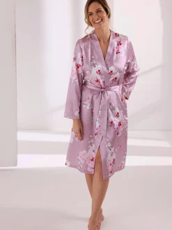 Robe de chambre satin
