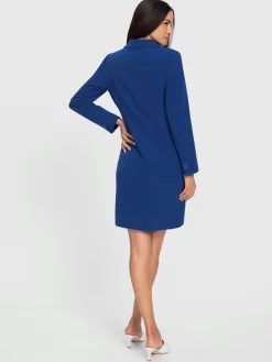 Robe de cocktail coupe asymétrique