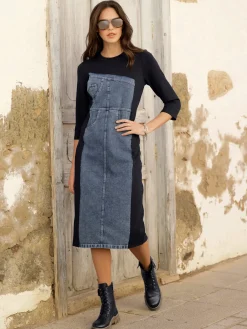 Robe de loisirs denim doux