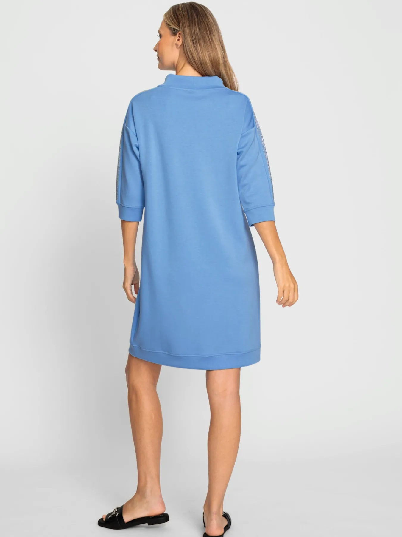 Robe de loisirs manches avec pierres fantaisie