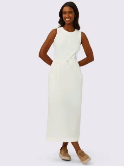 Robe de loisirs superbe mélange de matières