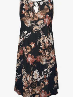 Robe de plage col v avec accessoire