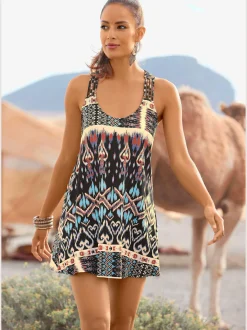 Robe de plage coupe courte