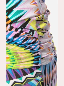 Robe de plage encolure avec petites fronces