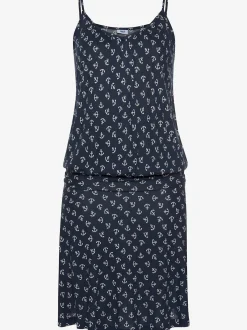 Robe de plage encolure légèrement froncée