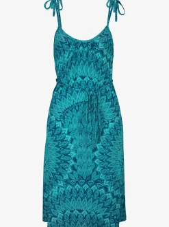 Robe de plage encolure ronde dégagée