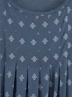 Robe de plage imprimé graphique