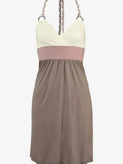 Robe de plage look duo de couleurs tendance