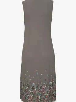 Robe de plage robe d'été imprimée sans manches