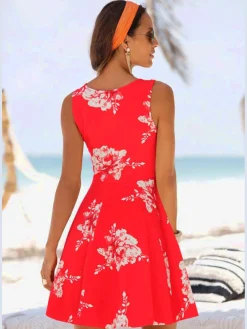 Robe de plage robe patineuse tendance