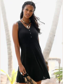Robe de plage robe-tunique estivale