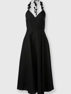 Robe dos nu bretelles réglables