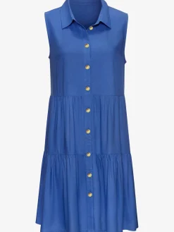 Robe d'été col chemisier tendance