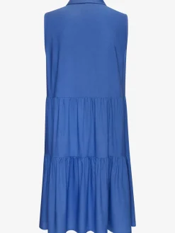 Robe d'été col chemisier tendance