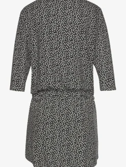 Robe d'été encolure avec glissière couleur or