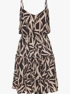 Robe d'été encolure en v dégagée
