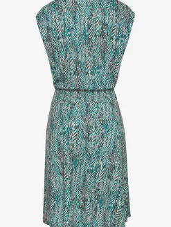 Robe d'été encolure en v dégagée