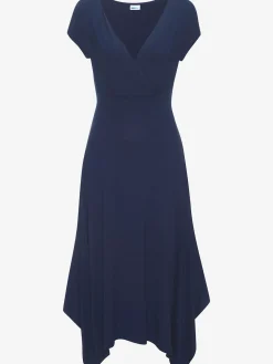 Robe d'été encolure en v effet cache-cœur