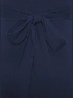 Robe d'été encolure en v effet cache-cœur