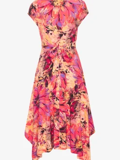 Robe d'été encolure en v effet cache-cœur