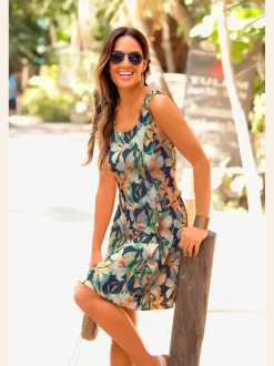 Robe d'été encolure ronde